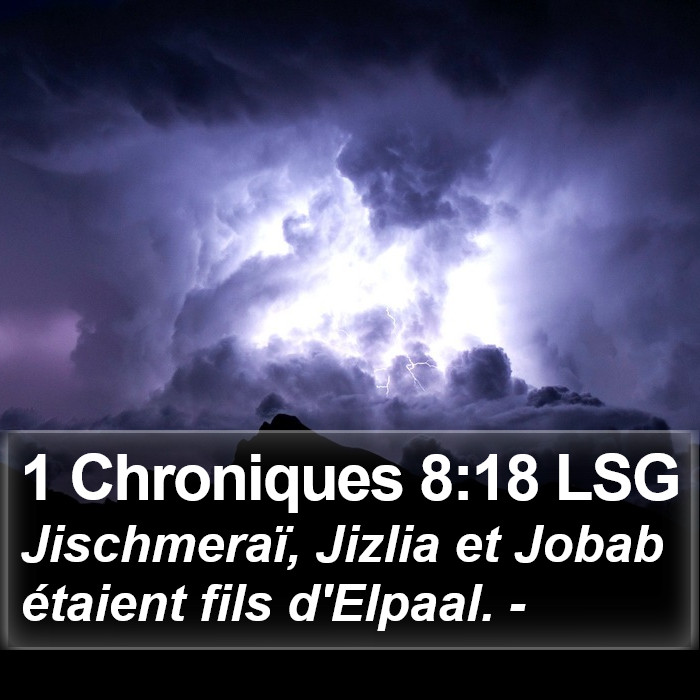 1 Chroniques 8:18 LSG Bible Study