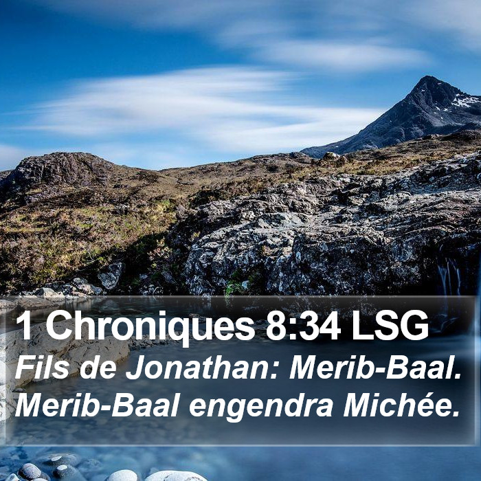 1 Chroniques 8:34 LSG Bible Study