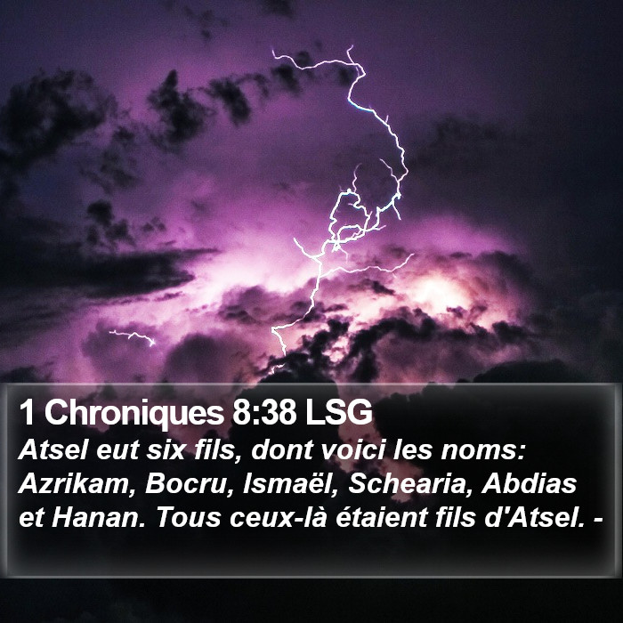 1 Chroniques 8:38 LSG Bible Study