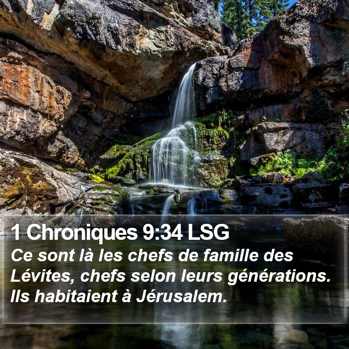 1 Chroniques 9:34 LSG Bible Study