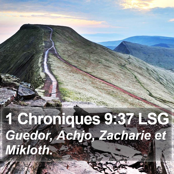 1 Chroniques 9:37 LSG Bible Study