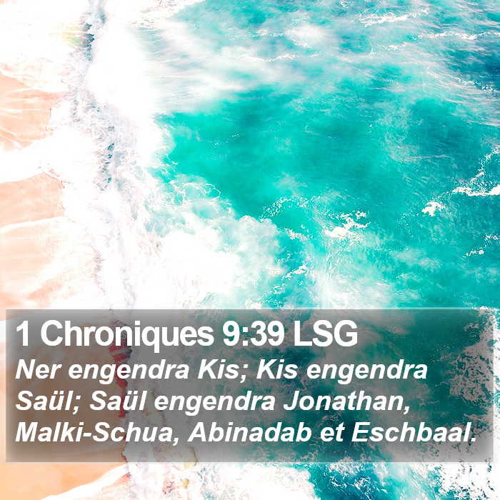 1 Chroniques 9:39 LSG Bible Study