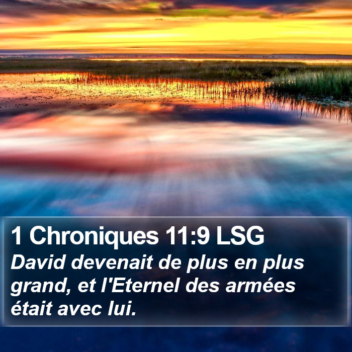 1 Chroniques 11:9 LSG Bible Study