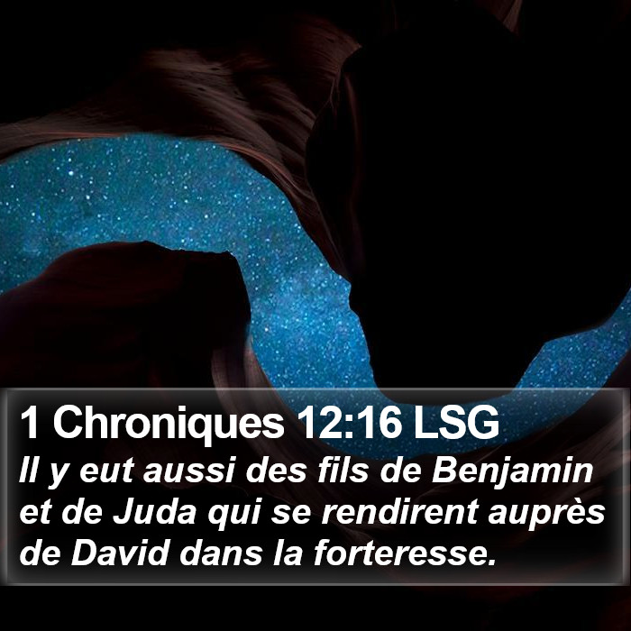 1 Chroniques 12:16 LSG Bible Study