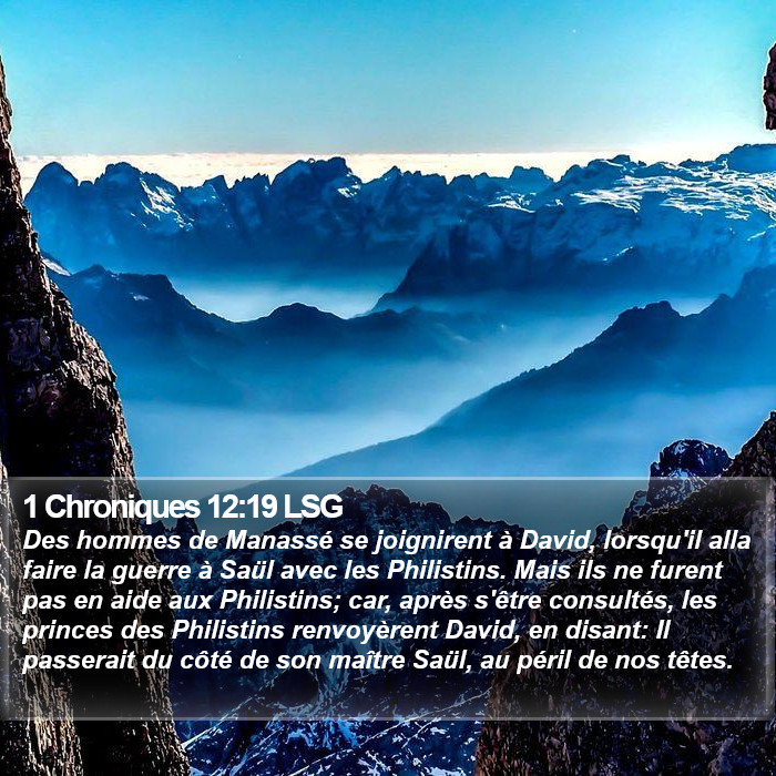 1 Chroniques 12:19 LSG Bible Study