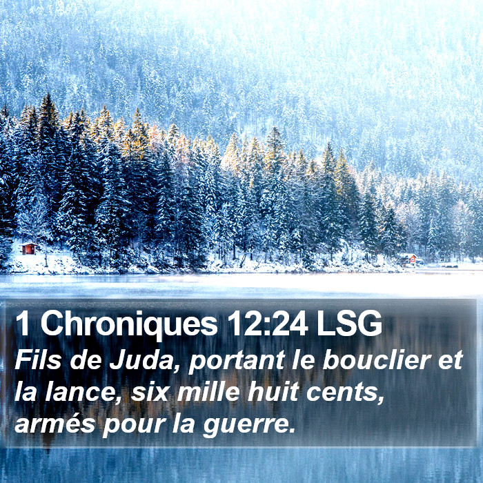 1 Chroniques 12:24 LSG Bible Study