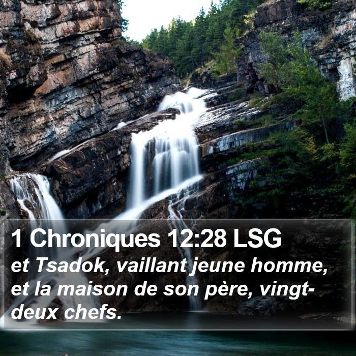 1 Chroniques 12:28 LSG Bible Study