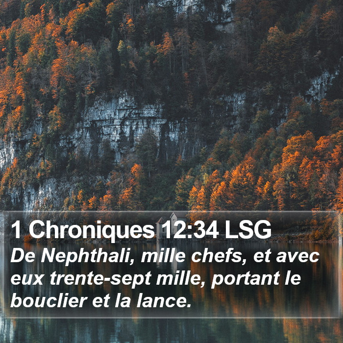 1 Chroniques 12:34 LSG Bible Study