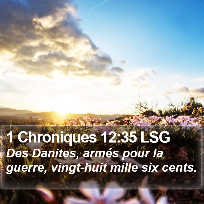 1 Chroniques 12:35 LSG Bible Study