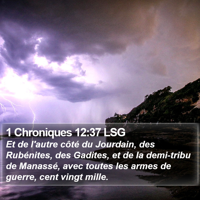 1 Chroniques 12:37 LSG Bible Study