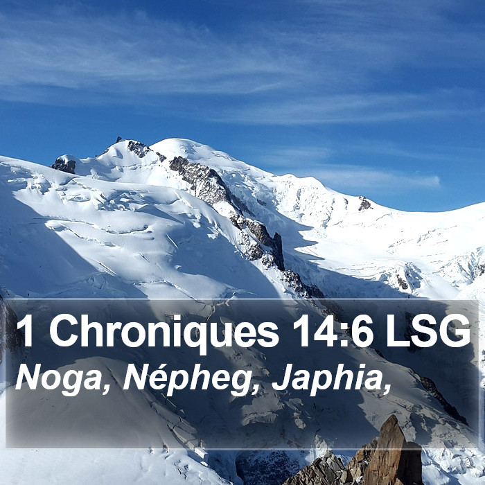 1 Chroniques 14:6 LSG Bible Study