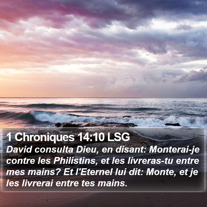 1 Chroniques 14:10 LSG Bible Study