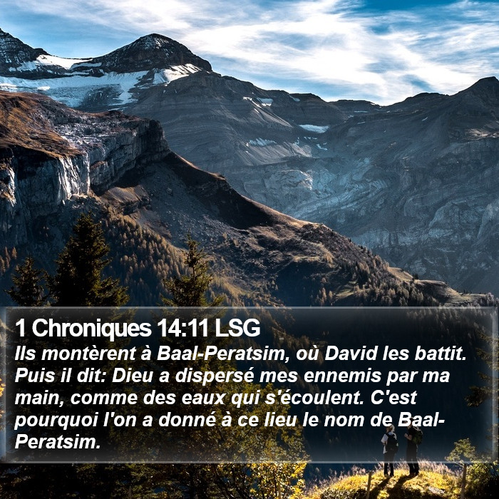 1 Chroniques 14:11 LSG Bible Study