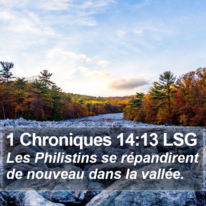 1 Chroniques 14:13 LSG Bible Study