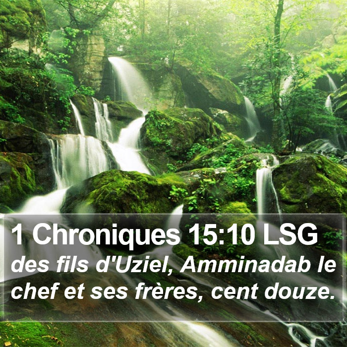 1 Chroniques 15:10 LSG Bible Study