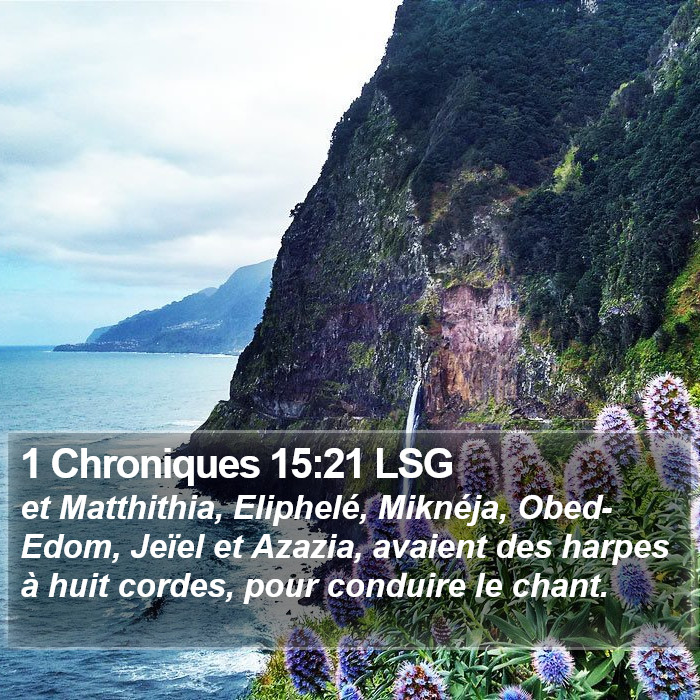 1 Chroniques 15:21 LSG Bible Study