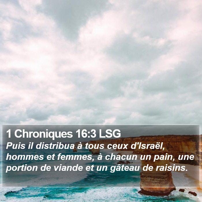 1 Chroniques 16:3 LSG Bible Study