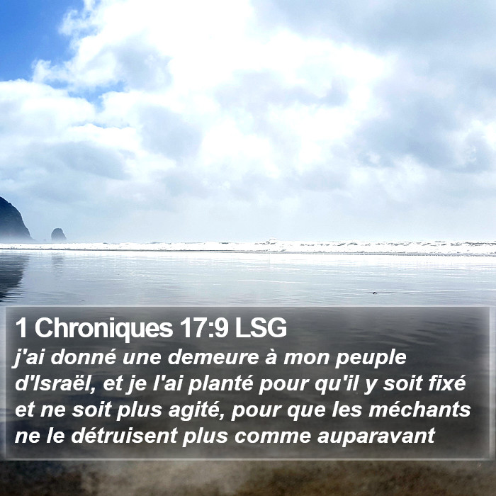 1 Chroniques 17:9 LSG Bible Study