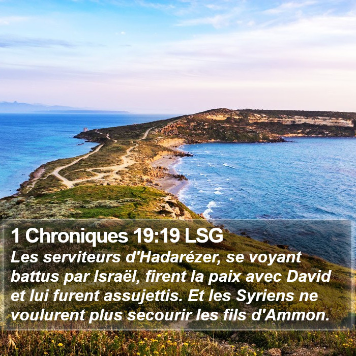 1 Chroniques 19:19 LSG Bible Study