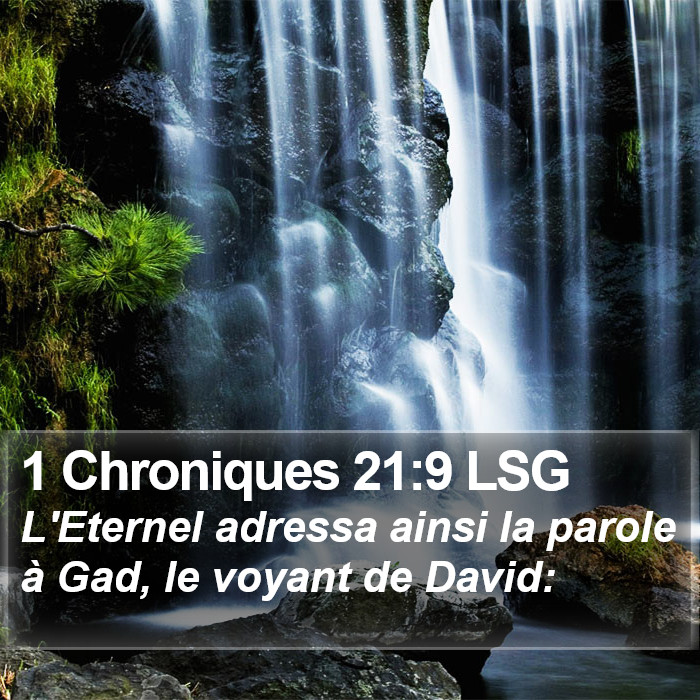 1 Chroniques 21:9 LSG Bible Study