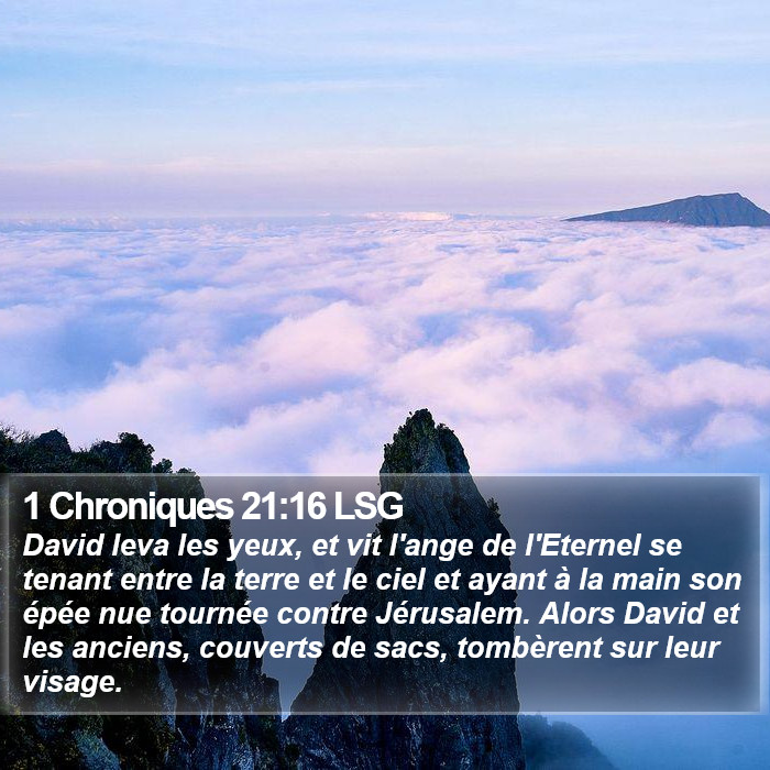 1 Chroniques 21:16 LSG Bible Study