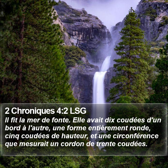 2 Chroniques 4:2 LSG Bible Study