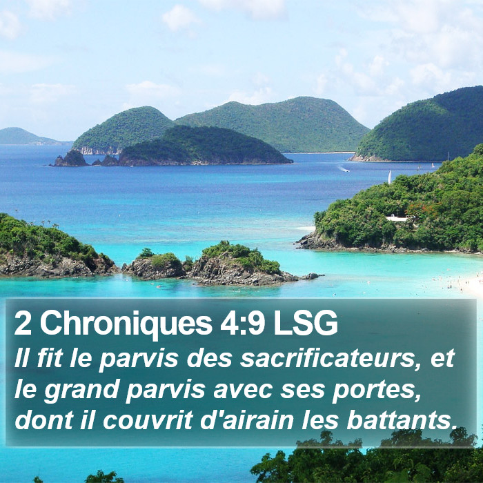 2 Chroniques 4:9 LSG Bible Study