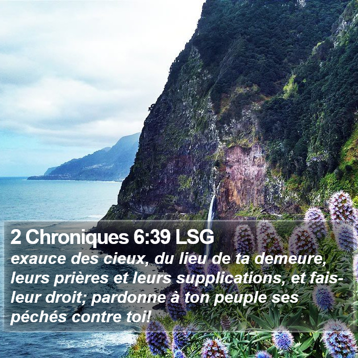 2 Chroniques 6:39 LSG Bible Study
