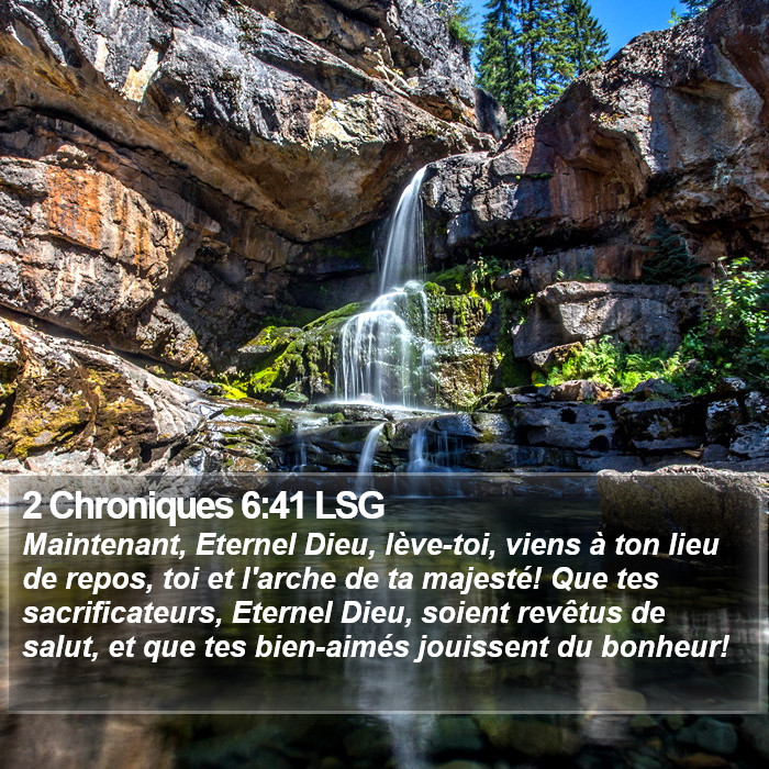 2 Chroniques 6:41 LSG Bible Study