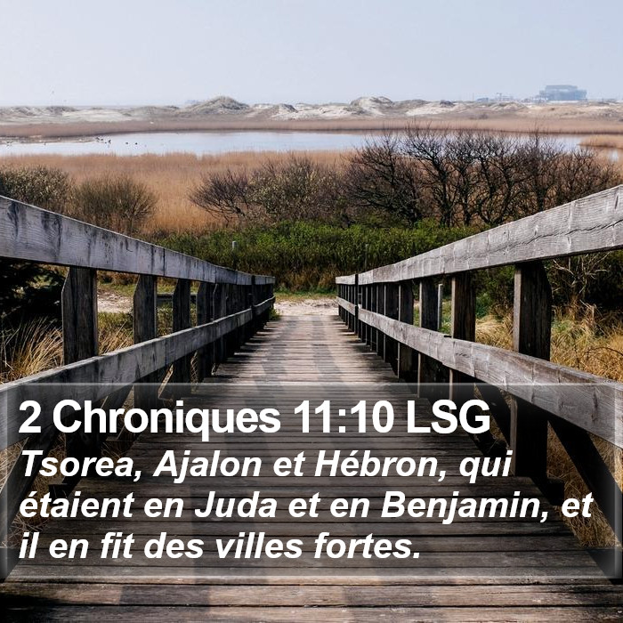 2 Chroniques 11:10 LSG Bible Study