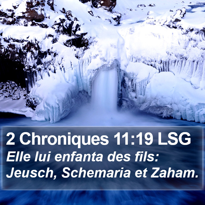 2 Chroniques 11:19 LSG Bible Study