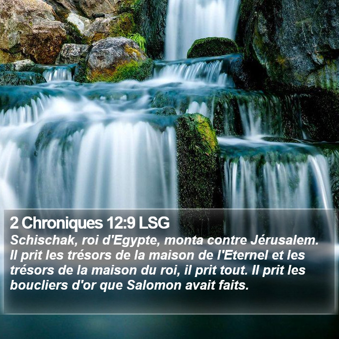 2 Chroniques 12:9 LSG Bible Study