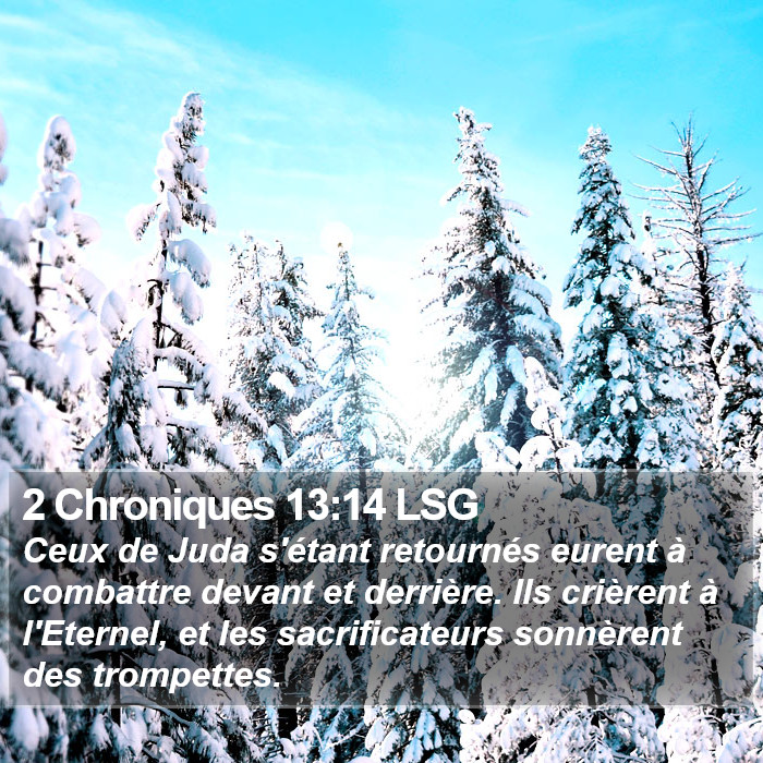 2 Chroniques 13:14 LSG Bible Study