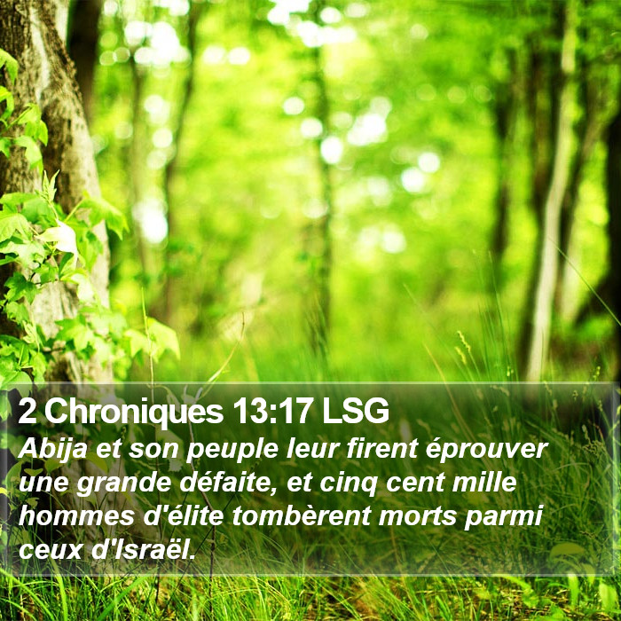 2 Chroniques 13:17 LSG Bible Study
