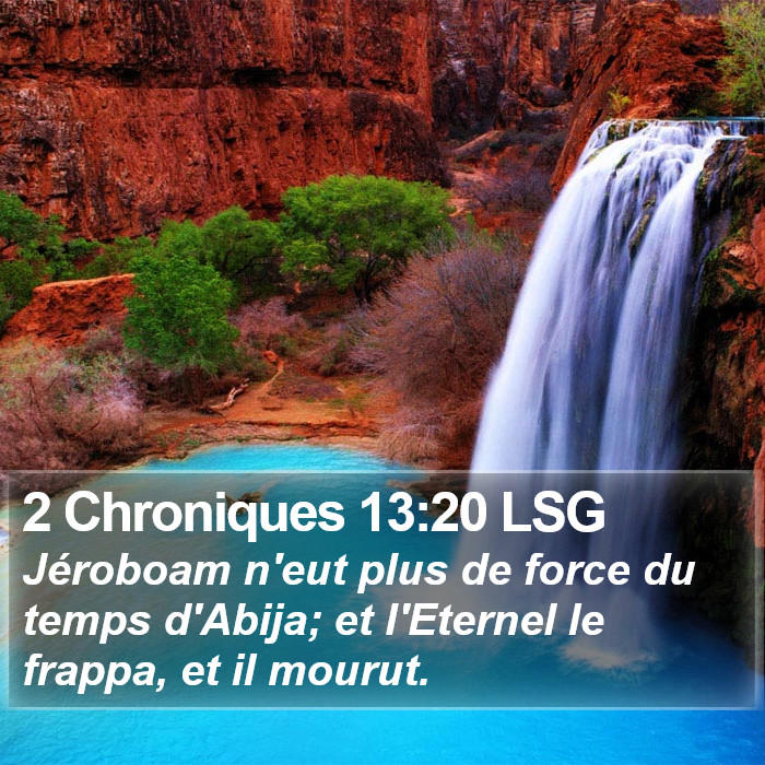2 Chroniques 13:20 LSG Bible Study