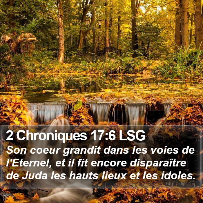2 Chroniques 17:6 LSG Bible Study