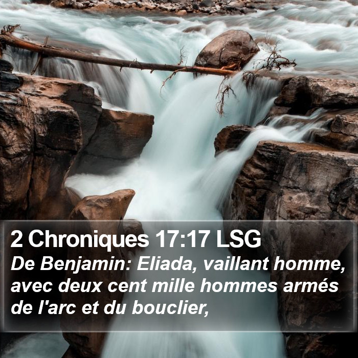 2 Chroniques 17:17 LSG Bible Study