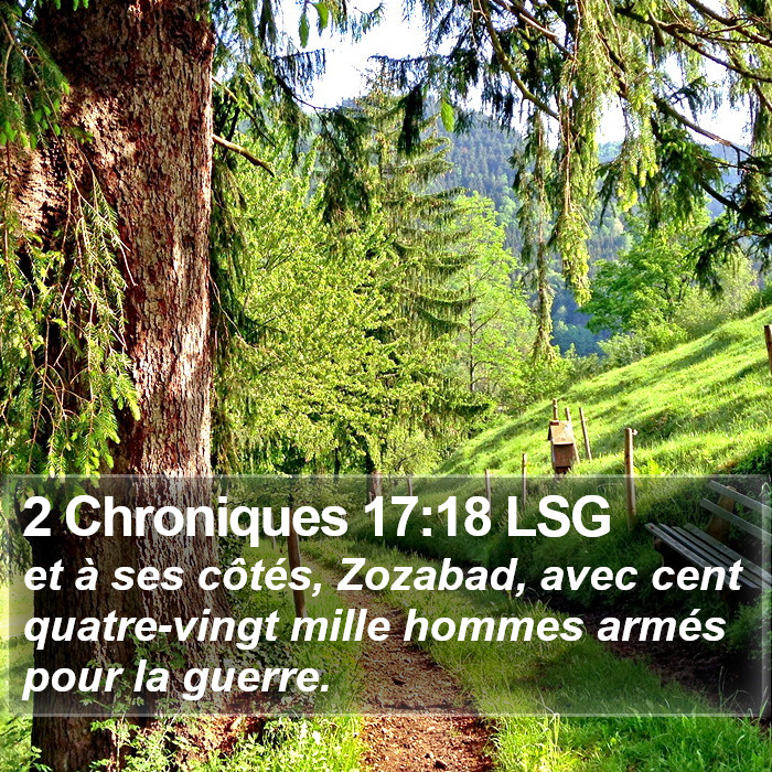 2 Chroniques 17:18 LSG Bible Study