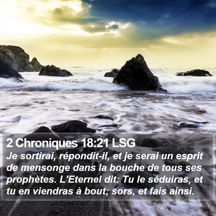 2 Chroniques 18:21 LSG Bible Study