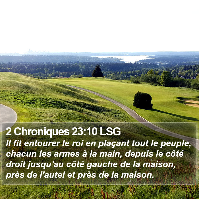 2 Chroniques 23:10 LSG Bible Study