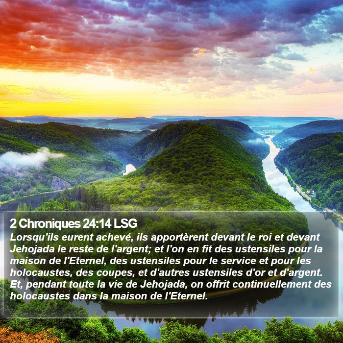 2 Chroniques 24:14 LSG Bible Study