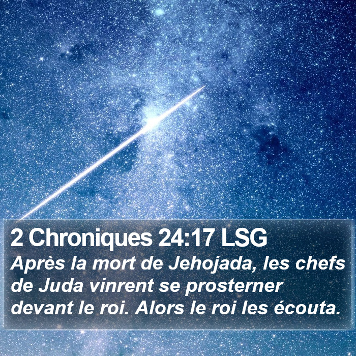 2 Chroniques 24:17 LSG Bible Study