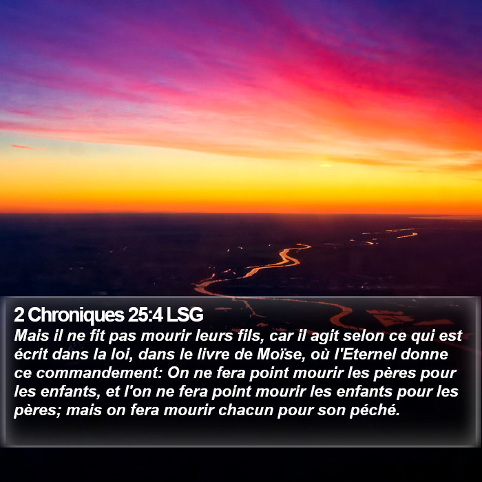 2 Chroniques 25:4 LSG Bible Study
