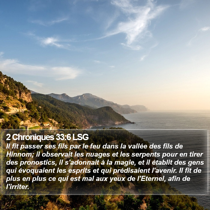 2 Chroniques 33:6 LSG Bible Study