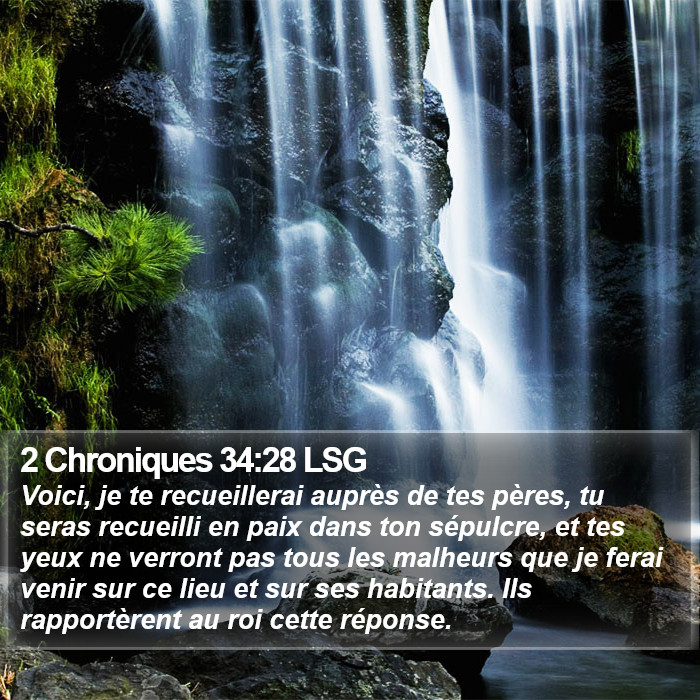 2 Chroniques 34:28 LSG Bible Study