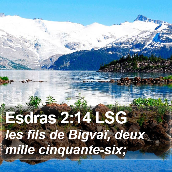 Esdras 2:14 LSG Bible Study