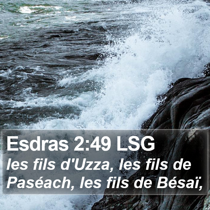 Esdras 2:49 LSG Bible Study