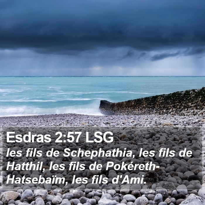 Esdras 2:57 LSG Bible Study