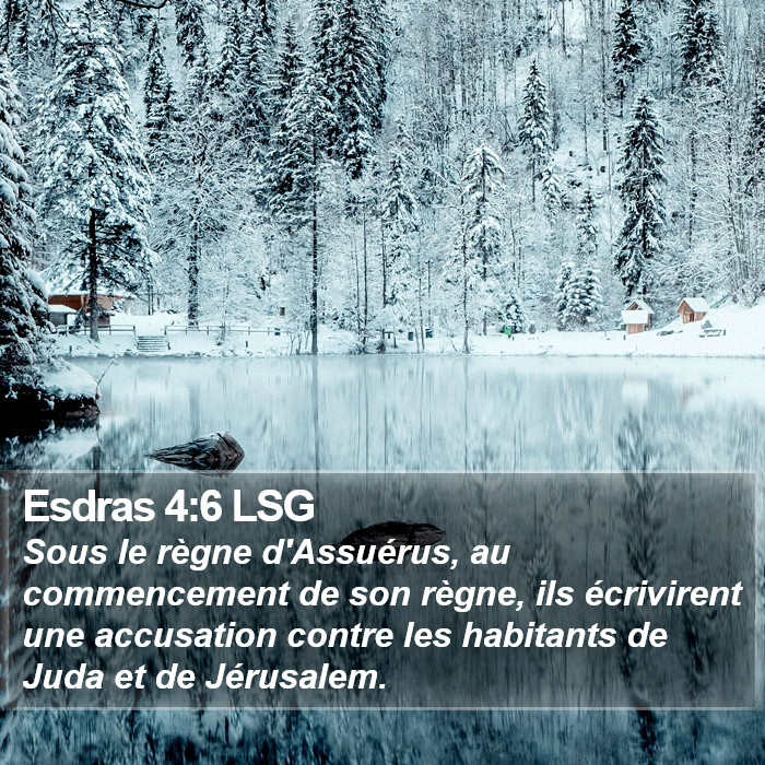 Esdras 4:6 LSG Bible Study