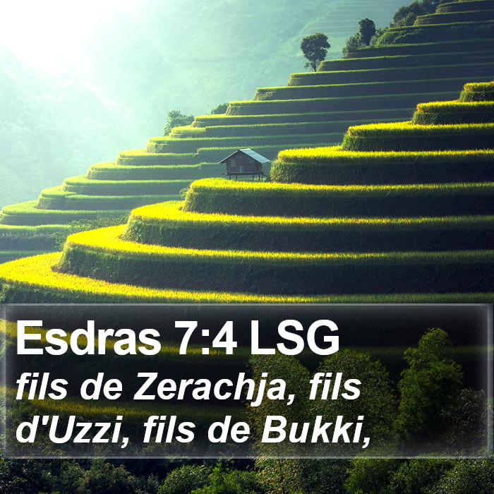 Esdras 7:4 LSG Bible Study